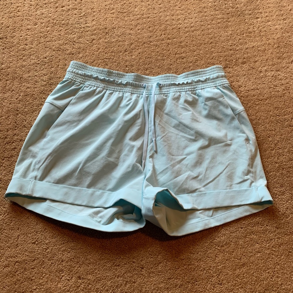 Light blue Lululemon shorts